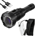 P35i LEP Flashlight, 3000 Lumen 1804 Yards Long Throw USB-C Rechargeable with LumenTac Organizer, for Hunting Search and Rescue